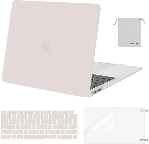 Miniatura 46 de MOSISO - Funda rígida y de plástico compatible con MacBook Air de 13 pulgadas versión 2022, 2021-2018, A2337 M1 A2179 A1932; con cubierta