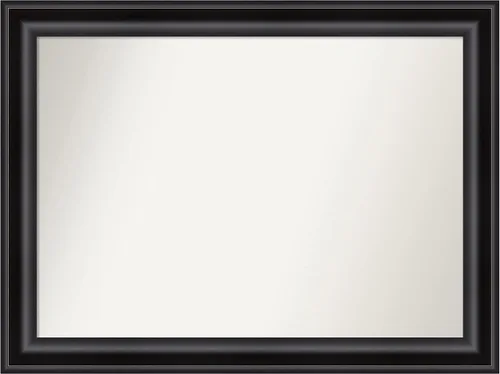 Miniatura 688 de Amanti Art Espejo personalizado, espejo de baño negro puente, espejo de pared o espejo de tocador de baño sobre el fregadero (26 x 26 pulgadas)