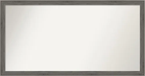 Miniatura 132 de Amanti Art Espejo personalizado, espejo de baño gris plomo a rayas, espejo de pared o espejo de tocador de baño sobre el fregadero