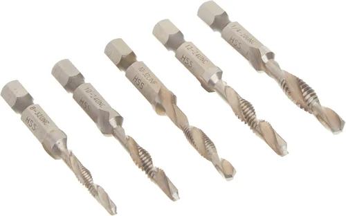 Miniatura 2 de Set de grifos taladros DeWalt dwadtqtr5set impacto listo 5 piezas, capacidad de 1/4 pulgadas