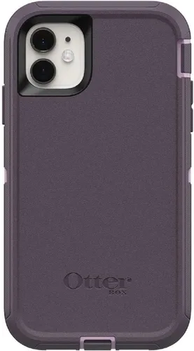 Miniatura 3 de OtterBox Defender Series - Funda para iPhone 11, color morado (PURPLE NEBULA - WINSOME ORCHID/NIGHT PURPLE), resistente y duradera, con protección
