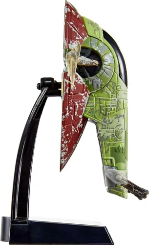 Miniatura 4 de Hot Wheels Star Wars Starships Selecciona la nave de Boba Fett, réplica coleccionable premium con parte móvil y soporte de exhibición