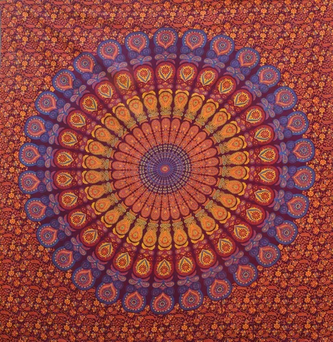 Miniatura 3 de Popular Handicrafts Evergreen - Exclusivo tapiz con mandala