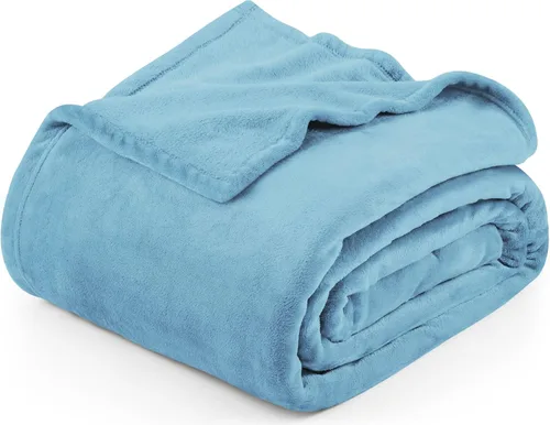 Miniatura 29 de Utopia Bedding Manta de forro polar negro, tamaño individual, ligera, mullida, suave, antiestática de microfibra (60 x 80 pulgadas)