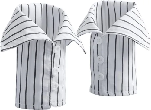 Miniatura 12 de YEKEYI Cuello Falso de Camisa Cuello Falso Desmontable Puños de Muñeca Puños de Manga Falsa Cuello de Media Camisa