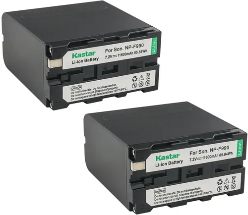 Miniatura 5 de Kastar Batería NP-F990 de repuesto para cámara cinematográfica profesional 4K Z Cam E2 E2-M4, Z Cam E2-S6 Super 35 6K, Z Cam E2-F6 de fotograma