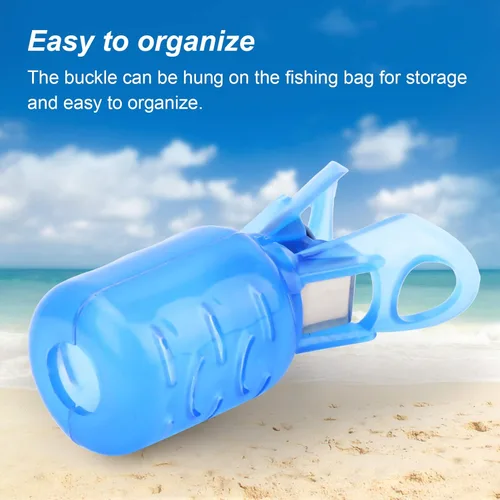 Miniatura 3 de Alomejor Funda para anzuelos de pesca, material EVA, capó protector, ligero, portátil, fácil de abrir y cerrar, paquete de 10