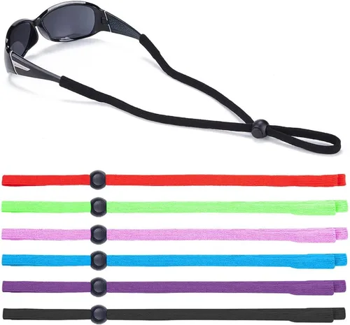 Miniatura 17 de SHINKODA Paquete de 6 correas para gafas - Cordón universal para anteojos - Cordón retenedor de gafas para lectura, seguridad, deportes y gafas