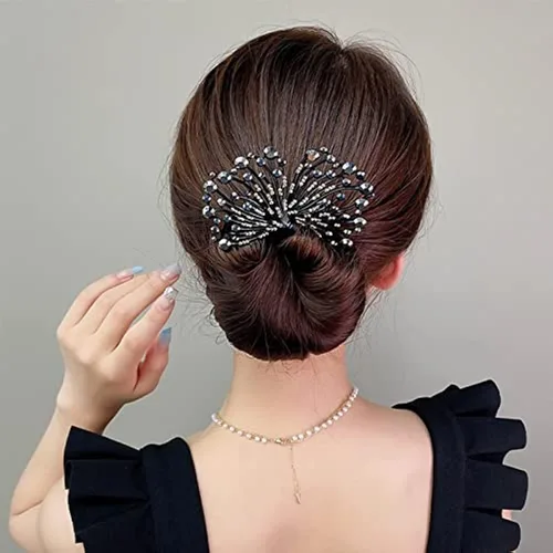 Miniatura 11 de Ins Style - Rizador de pelo elegante y perezoso, accesorios para el cabello, accesorios de cabello de moño giratorio, clips de trenzado de cabello j