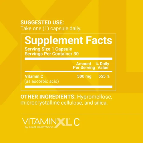 Miniatura 9 de OmegaXL Suplemento de apoyo articular, apoyo muscular natural (60 cápsulas blandas) y suplemento de vitamina C VitaminXL para apoyo antioxidante