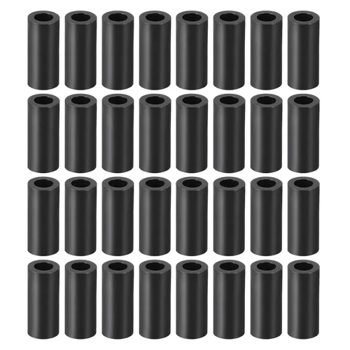 Miniatura 25 de YOKIVE 300 Pcs Black Round Spacer, Not Threaded Washers with High Insulation Effect, Keep Height Consistent, Great for M3 Screws (ABS, 3.2mmx7mmx2mm)