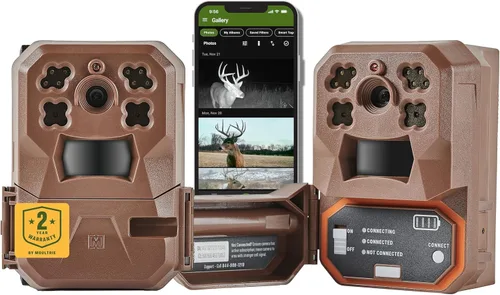 Moultrie Cámara Edge Cellular Trail - Nationwide 4G LTE - Video-Audio HD - Memoria incorporada - Almacenamiento en la nube