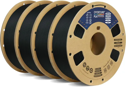 Miniatura 10 de Overture PLA Plus (PLA+) Filamento de 1/16 pulgadas, dureza mejorada con rollo PLA, con superficie de construcción 3D de 7.87 × 7.87 pulgadas, PLA