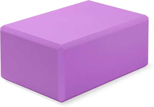 Miniatura 9 de 1 paquete de bloques de yoga de espuma grandes de 9 x 6 x 4 pulgadas, bloque de pilates resistente, bloque de entrenamiento, ladrillo de yoga