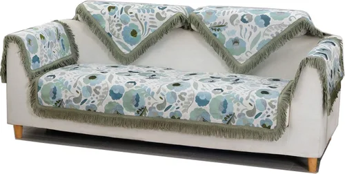 Miniatura 6 de OctoRose Funda antideslizante para sofá y sofá, protector de mueble, funda de sofá seccional, fundas para brazos de sofá, felpilla gruesa