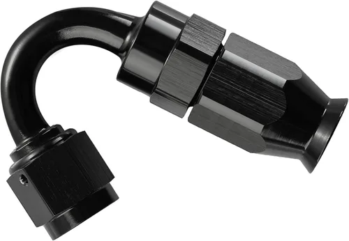 Miniatura 24 de EVIL ENERGY 3AN PTFE montaje extremo de manguera 30 grados negro para manguera de PTFE solamente