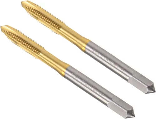 Miniatura 8 de Tapones de punta en espiral, rosca métrica M2 x 0.4, acero de alta velocidad con revestimiento de titanio 6542 - Aplicaciones: para taladrar