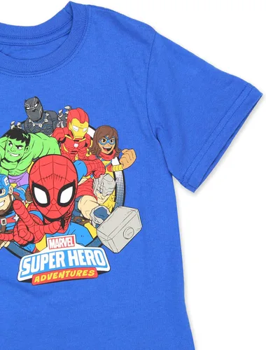 Miniatura 4 de Marvel Super Hero Adventures - Camiseta de manga corta para niños