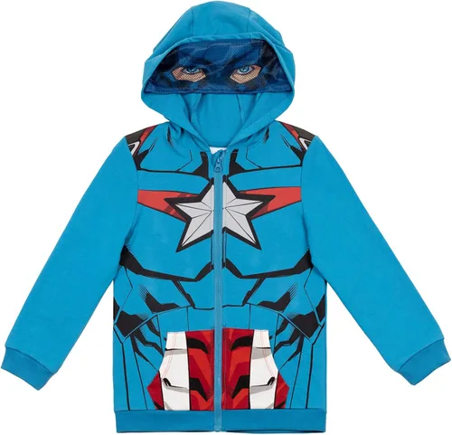 Miniatura 3 de Marvel Avengers - Sudadera con capucha y cremallera para niños pequeños a niños grandes (2T - 18-20)