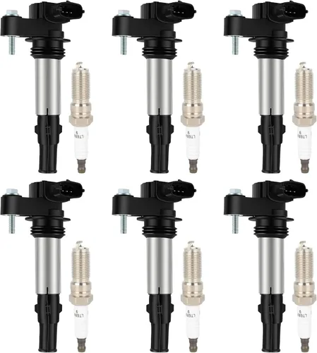 Miniatura 34 de ECCPP UF765 4 bobinas de encendido con 4 bujías de iridio A4 Q5 2014-2020 l4 2.0L 1.8L UF765