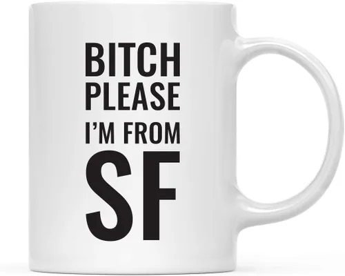 Miniatura 35 de Andaz Press Taza de café de 11 onzas, regalo de broma, Bitch Please I'm from Alabama, paquete de 1, incluye caja de regalo, divertidas ideas