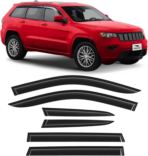 Miniatura 18 de Voron Glass Protectores de lluvia extra duraderos con cinta adhesiva para Honda CR-V (CRV) 2007-2011 SUV, deflectores de ventana, viseras de ventana