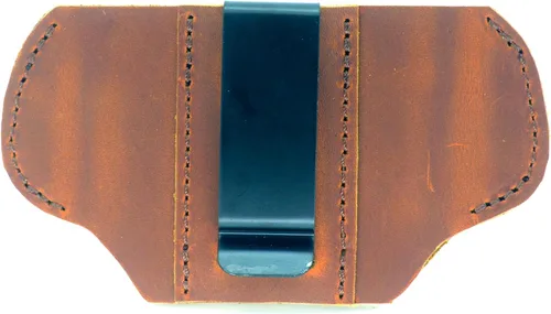 Miniatura 3 de Funda de cuero para cinturón deslizante, funda de pistola de cuero genuino para OWB IWB IWB Funda universal para pistola para zurdos y diestros