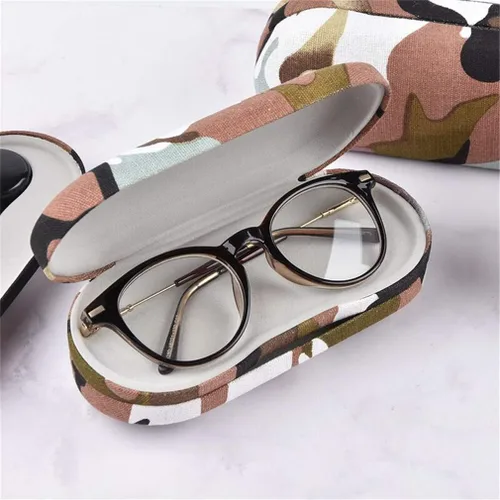 Miniatura 8 de Kanasi Estuche para lentes de contacto con removedor de pinzas de espejo, estuche doble para anteojos 2 en 1, caja de lentes de contacto portátil