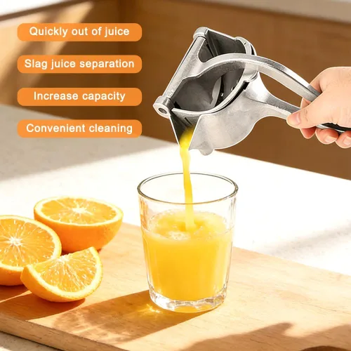 Miniatura 4 de Exprimidor de barra, extractor de jugo de fruta fresca de aleación de aluminio, exprimidor de mano, exprimidor de limón, extractor manual de mano