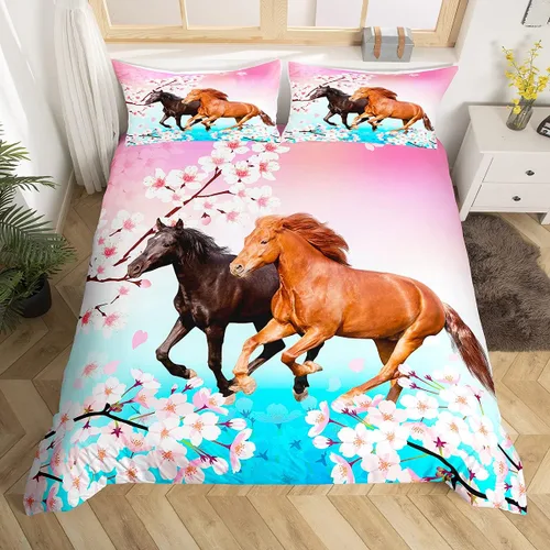 Miniatura 11 de Feelyou Juego de ropa de cama con patrón de sushi, funda de edredón de estilo japonés para niños, niñas, adolescentes, funda de edredón con temática