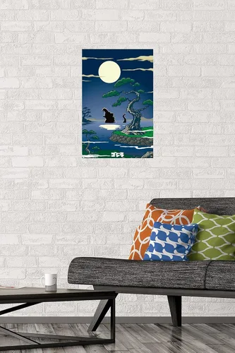 Miniatura 2 de Trends International Godzilla - Póster de pared de lago, 22.4 pulgadas de largo x 14.7 W, versión premium sin marco