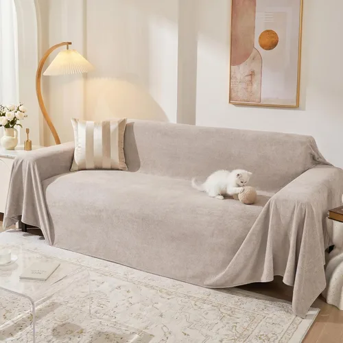 Miniatura 11 de MEETSKY Funda para silla reclinable, a prueba de arañazos, para gatos, fundas de sofá de gran tamaño, lavable para sofá individual, funda suave