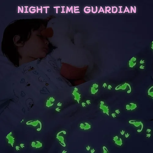 Miniatura 2 de LAT - Manta que brilla en la oscuridad, de franela de felpa supersuave y mullida para niñas y niños, para todas las estaciones, para cama o sofá, 50