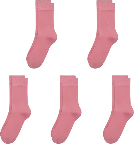 Miniatura 33 de SERISIMPLE Calcetines de bambú de viscosa para niños, calcetines escolares antiolor para niños y niñas, uniforme, ligeros, con costuras planas, 5