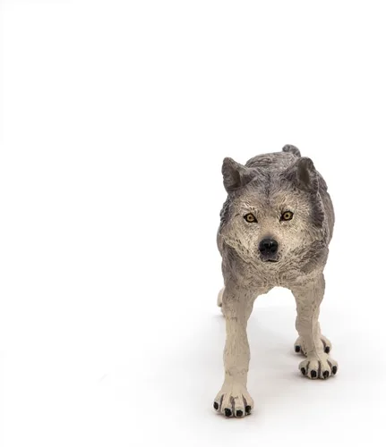 Miniatura 6 de Figura de lobo gris de Wild Animal KIngdom, de Papo