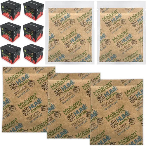 Miniatura 33 de Wisesorb Paquetes de control de humedad bidireccionales 49% para guitarras e instrumentos de madera - Absorbentes de humedad de 70g