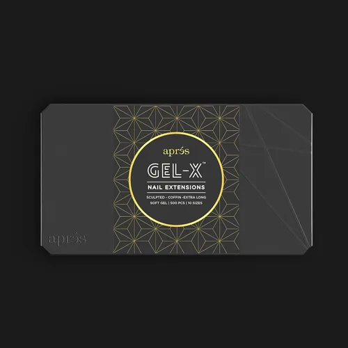 Miniatura 8 de Apres Nail Gel-X - Caja de puntas esculpidas extra larga 250 puntas Gel-X Calidad premium 10 tamaños 0-9 No tamaño 00 incluido Versión 2022