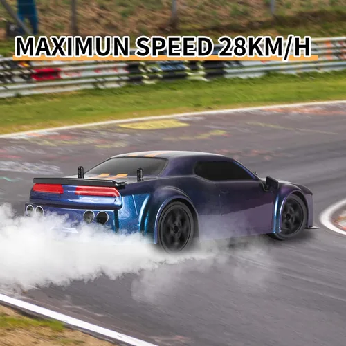 Miniatura 2 de Coche de deriva a control remoto, 1:14, auto de control remoto 4WD Drift RC Vehículo 17.4 mi/h Carreras de alta velocidad RC Drifting Car Regalos