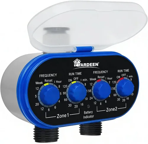 Miniatura 7 de Manguera Agua Grifo Temporizador Jardín Sistema de Riego Controlador de Riego Ordenador Impermeable Rojo