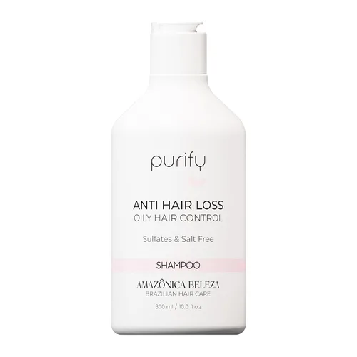 Champú purificador, anti-pérdida de cabello y control del cabello graso, revitaliza el adelgazamiento del cabello y mejora el volumen, la fuerza y