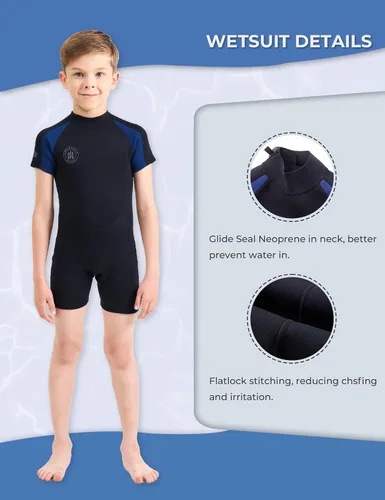 Miniatura 3 de Lemorecn Trajes de neopreno para niños de 0.118 in y 0.079 in, traje de neopreno prémium para niños y niñas