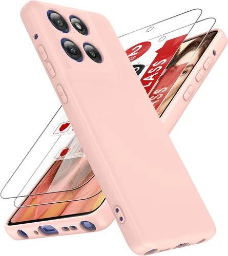 Miniatura 197 de LeYi Funda para Motorola Moto G Play 4G 2024: Funda para Moto G Play 4G 2024 con funda delgada y antiarañazos, silicona líquida a prueba de golpes