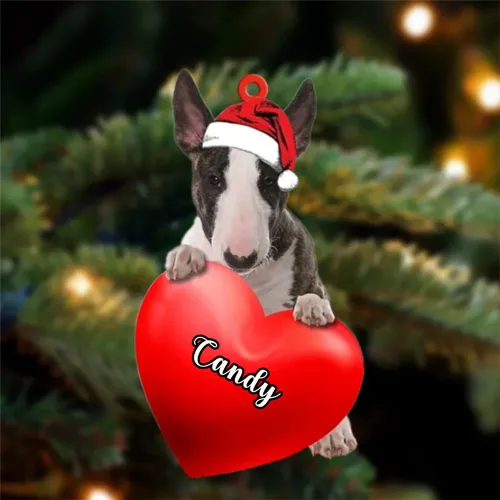 Miniatura 70 de Adornos de Navidad personalizados para perros, nombre personalizado, adorno de Malamute de Alaska, adornos acrílicos, regalos de Navidad, amantes