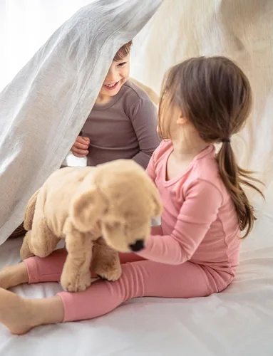 Miniatura 101 de AVAUMA - Pijama para niños y niñas de algodón básico para uso diario