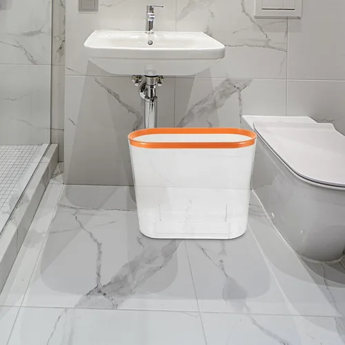 Miniatura 3 de Alipis Cubo de basura para baño, cocina, cesta de basura para cocina, cubo de basura para dormitorio