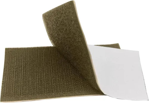 Miniatura 92 de Cinta de gancho y bucle de 4 pulgadas de ancho, verde follaje, para coser, no adhesiva, de 1 yarda de largo, cinta de gancho y bucle de nylon verde