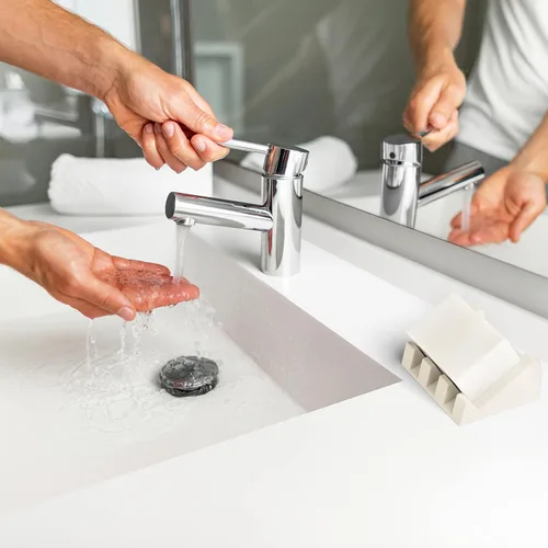 Miniatura 6 de Jabonera de silicona (patentada en EE. UU.) Portajabones autodrenante para barra de jabón para ducha, fregadero de baño, bandeja de jabón