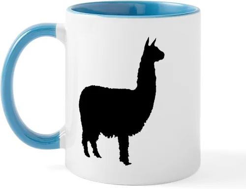 Miniatura 10 de CafePress A Is For Alpaca Taza de café de cerámica de 11 oz (11.0 fl oz)