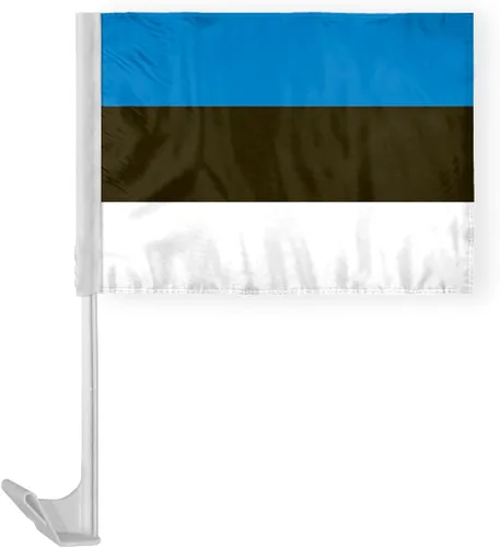 Miniatura 11 de AGAS - Bandera de Estonia de 5 x 8 pies, nailon 200D, 6 agujas cosidas, dobladillo con mosca, nunca se oxida, ojales de latón, bandera nacional