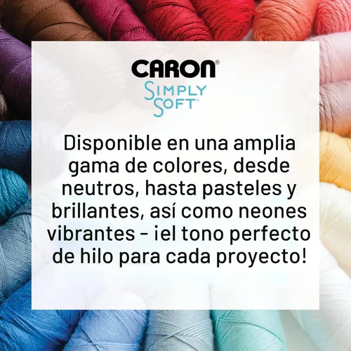 Miniatura 8 de Caron Simply Soft Abyss Speckle Yarn - Paquete de 3 unidades de 141 gramos/5 onzas - Acrílico - 4 medianos (peinado) - 235 yardas - Tejido/ganchillo